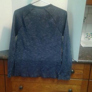 American Rag Tops - American Raglan Denim Look Top EUC American Rag Tops - American Raglan Denim Look Top EUC